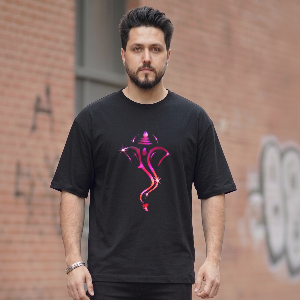 Ganesha Unisex Oversized Standard T-Shirt